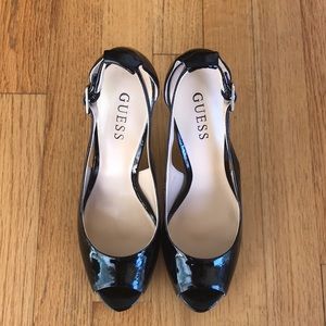 Guess 4” Open Toed Heels